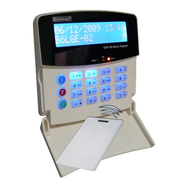 ElectrosecElectrosec DAP-06KPLR Kart Okuyuculu Alarm KeypadDAP-06KPLR