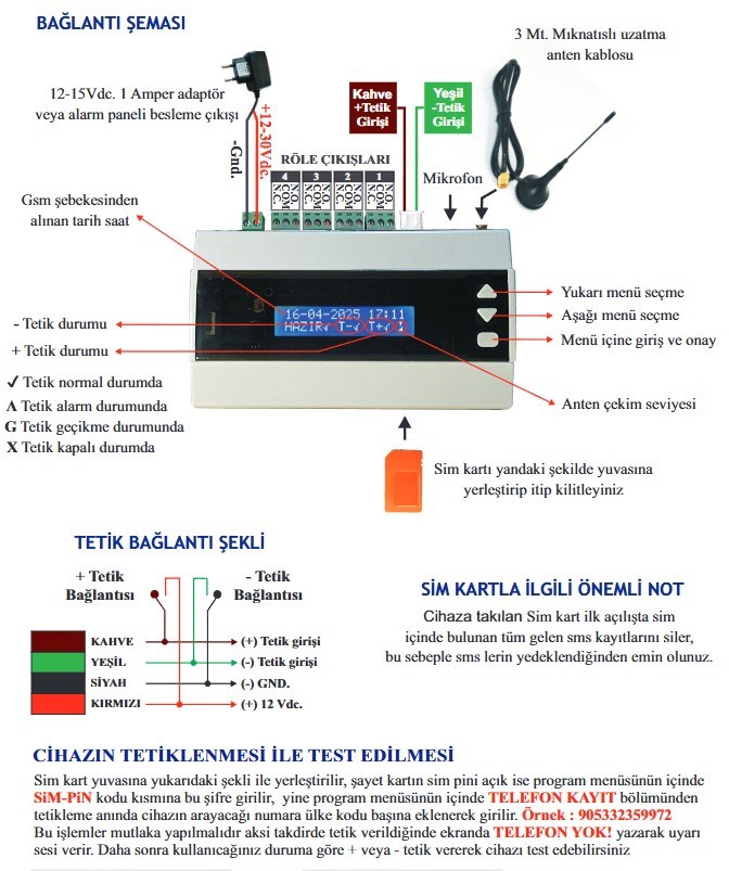 ElectrosecElectrosec GD-2713 Yangın ve Soygun Alarm SistemleriGD-2713