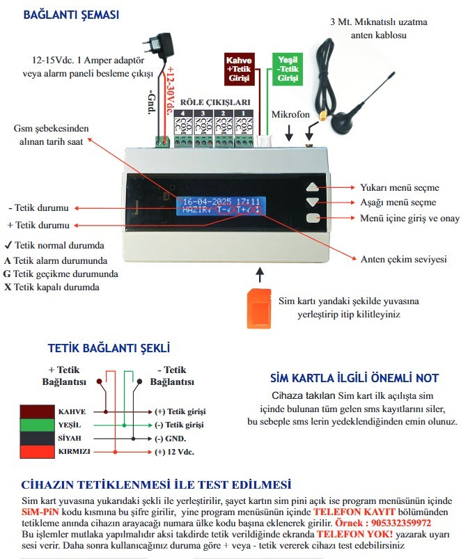 ElectrosecElectrosec GD-2713 Yangın ve Soygun Alarm SistemleriGD-2713