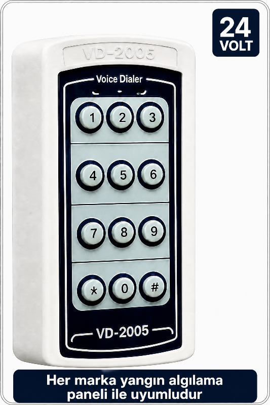 ElectrosecElectrosec VD-2005 SMD 24 Volt Telefon Arama Modülü (Tüm Yangın Algılama Panelleri İle Uyumludur)VD-200524V