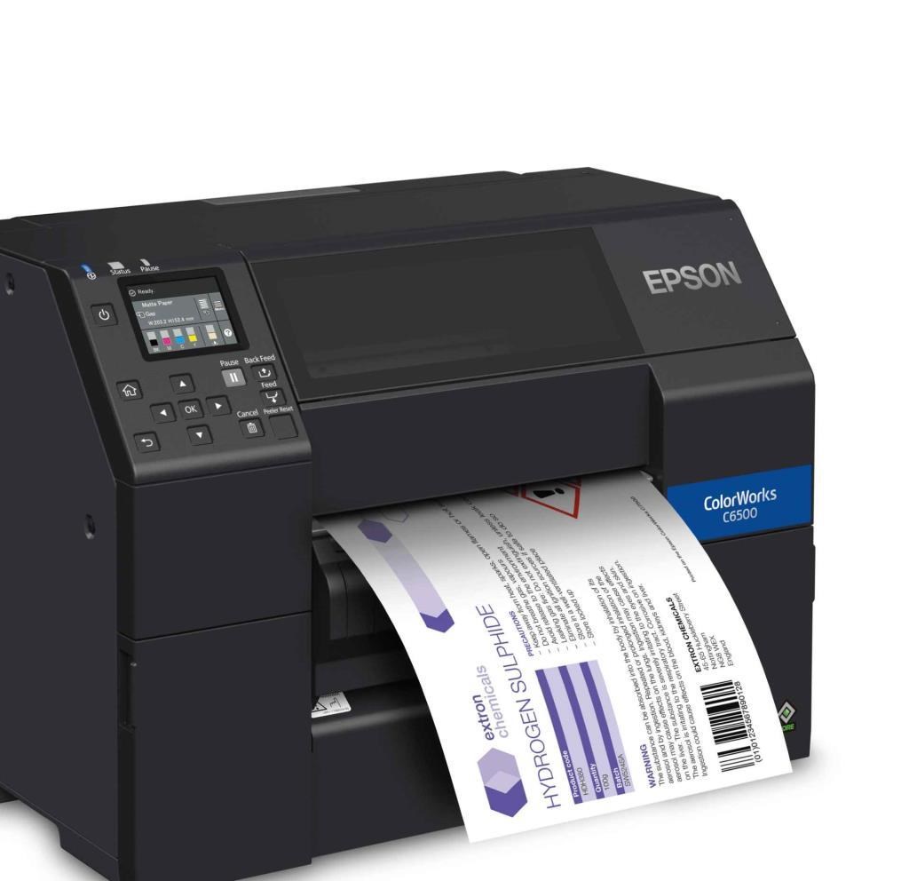 EpsonEpson Colorworks CW-C6500AE Mürekkep Püskürtmeli Renkli Etiket YazıcıCW-C6500Ae 