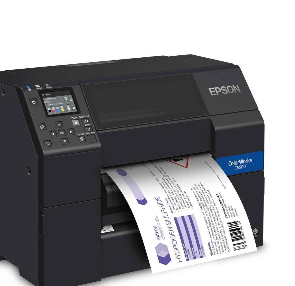 EpsonEpson Colorworks CW-C6500AE Mürekkep Püskürtmeli Renkli Etiket YazıcıCW-C6500Ae 