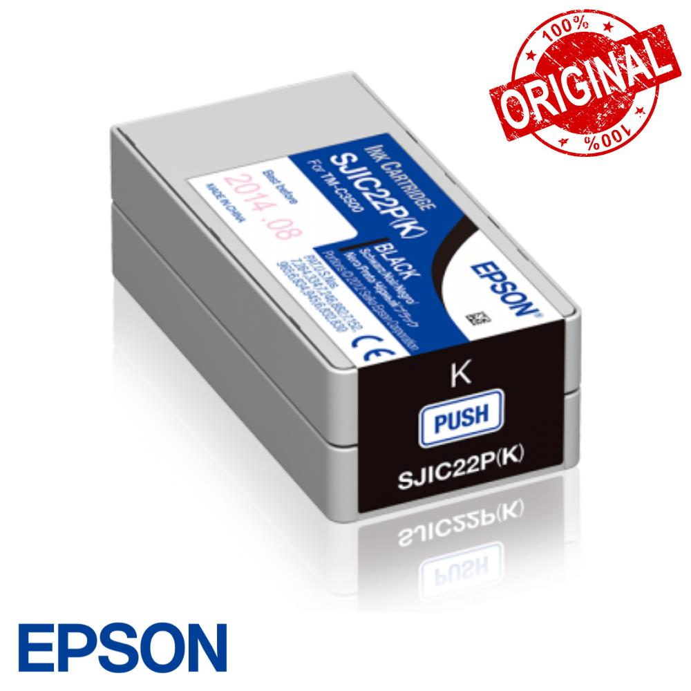 EpsonEpson Colorworks TM-C3500 Kartuş - Black (SJIC22P - K) C33S020601 ME-(SJIC22P-K)