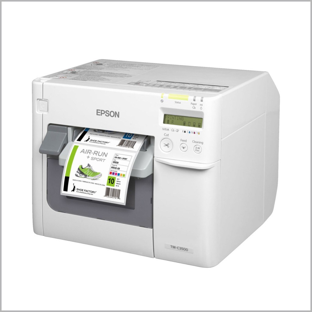 EpsonEpson Colorworks TM-C3500 Mürekkep Püskürtmeli Renkli Etiket YazıcıTM-C3500
