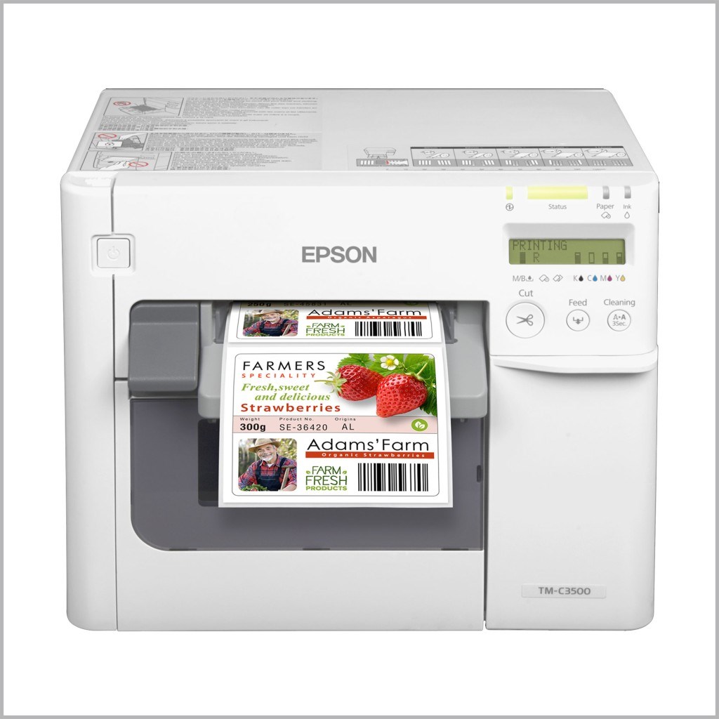 EpsonEpson Colorworks TM-C3500 Mürekkep Püskürtmeli Renkli Etiket YazıcıTM-C3500