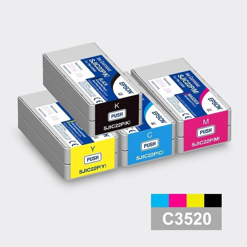 EpsonEpson Colorworks TM-C3500 Mürekkep Püskürtmeli Renkli Etiket YazıcıTM-C3500