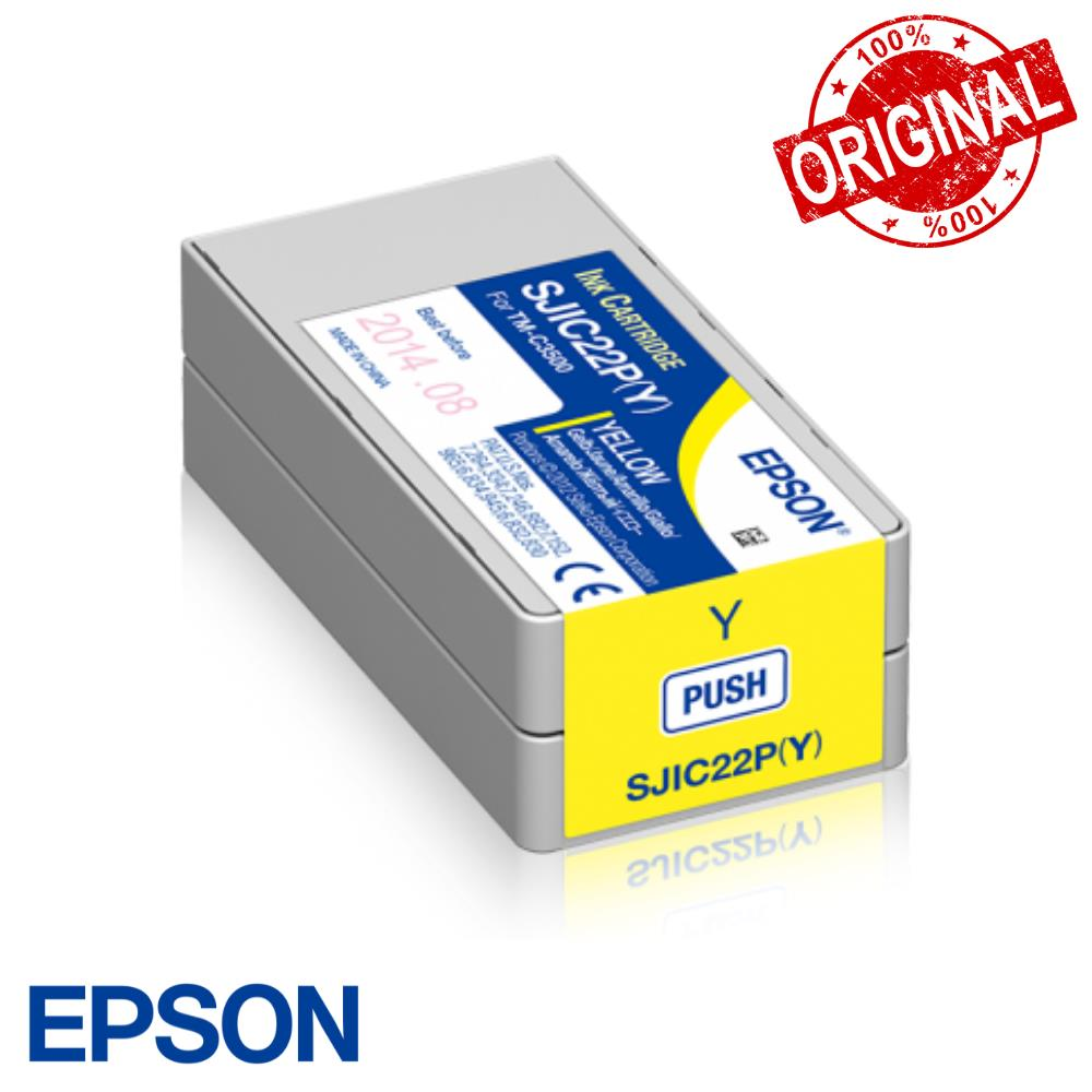 EpsonEpson Colorworks TM-C3500 Orjinal Kartuş  Yellow (SJIC22P - Y) C33S020604ME-(SJIC22P-Y)