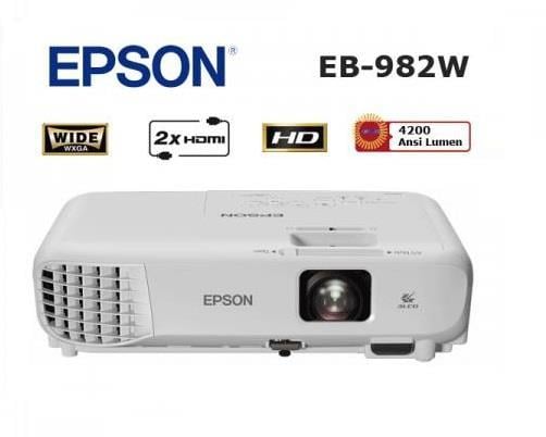 EpsonEpson EB-982W V11H987040 4200 ANSI Lümen 1280 x 800 HD Projeksiyon CihazıEB-982W