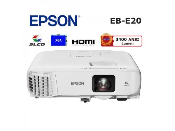 EpsonEpson EB-E20 V11H981040 1024x768 3400 Lümen XGA Projeksiyon CihazıEB-E20