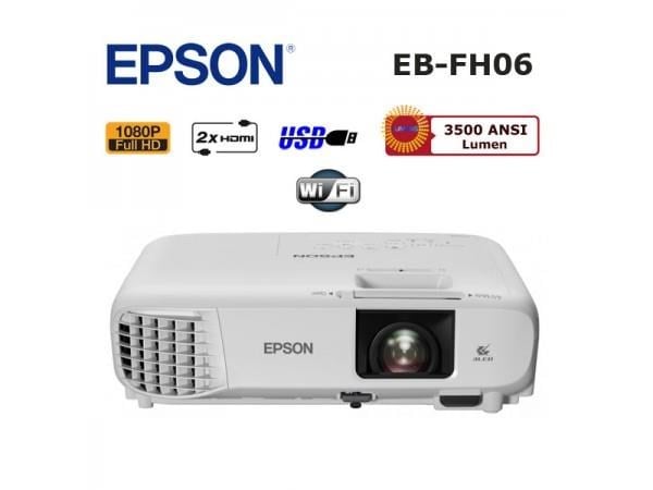 EpsonEpson EB-FH06 V11H974040 3500 Lümen 1920x1080 Çözünürlüklü Full HD Projeksiyon CihazıEB-FH06