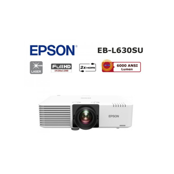 EpsonEpson EB-L630SU 6000 Lümen Full HD Kısa Mesafe Wi-Fi Lazer Projeksiyon CihazıEB-L630SU