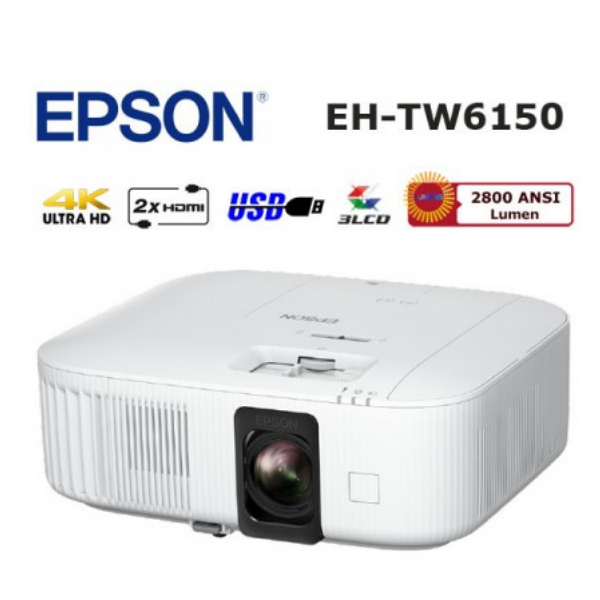 EpsonEpson EH-TW6150 4K Pro 2800 ANSI 3840x2160 Ultra HD Projeksiyon CihazıEH-TW6150