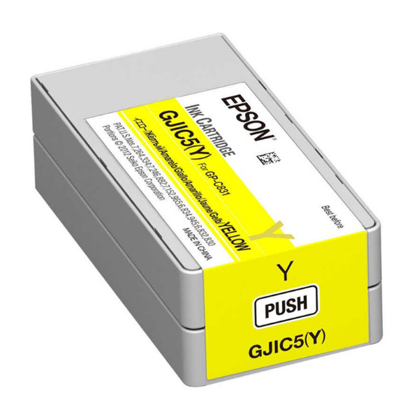 EpsonEpson GJIC5(Y): Mürekkep Kartuşu for ColorWorks C831 (Yellow)GJIC5Y