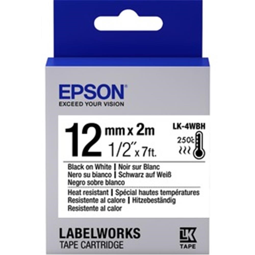 EpsonEpson LK-5SBE Gümüş Üzeri Siyah 18mm 9Metre Etiket8715946669786