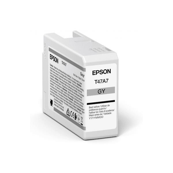 EpsonEpson Singlepack Gray T47A7 UltraChrome Pro 10 ink 50ml Epson SureColor SC-P900 1 pc(s) (C13T47A700)T47A7 