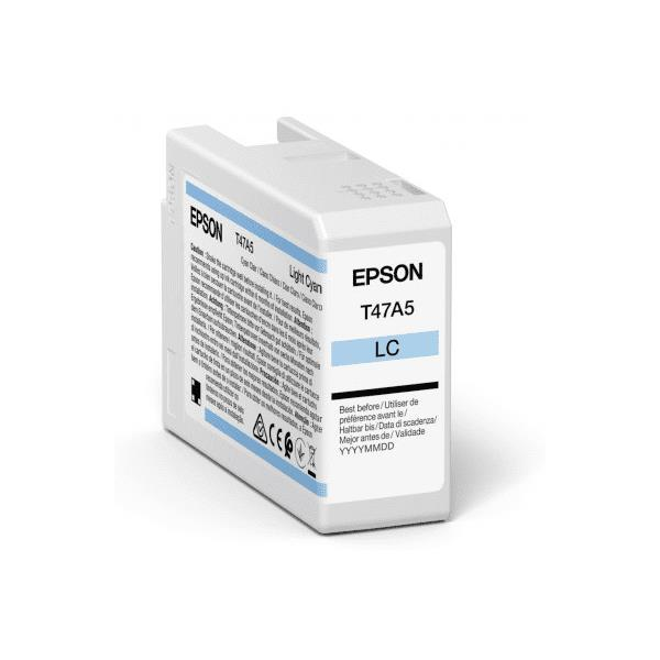 EpsonEpson Singlepack Light Cyan T47A5 UltraChrome Pro 10 ink 50ml Epson SureColor SC-P900 1 pc(s) (C13T47A500)T47A5 