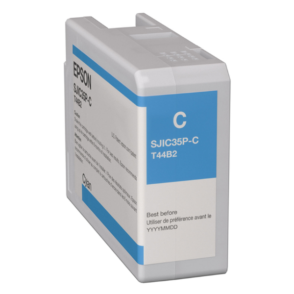 EpsonEpson SJIC36P(C): mürekkep kartuşu for ColorWorks TM-C6500/C6000 (Cyan)SJIC36P(C)