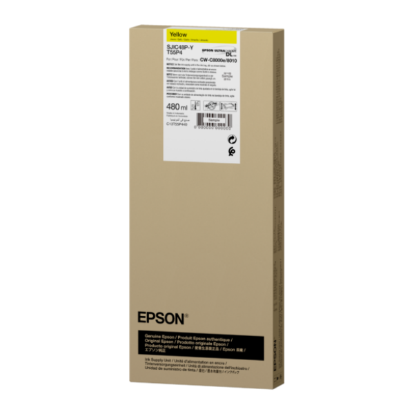 EpsonEpson SJIC48P(Y) Yellow mürekkep kartuşu for ColorWorks TM-C8000eSJIC48P(Y)