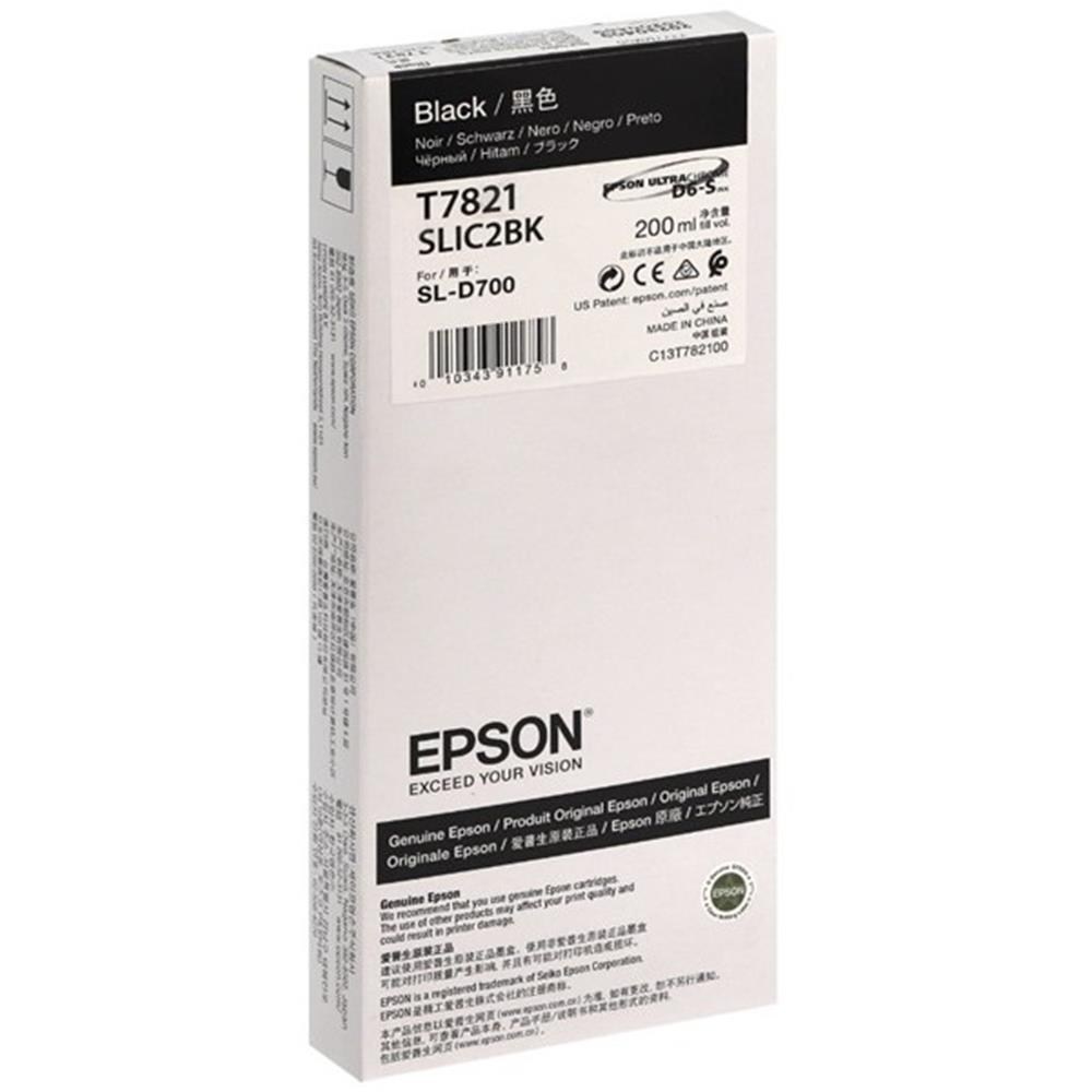 EpsonEPSON SURELAB SL-D700 BLACK MÜREKKEP C13T78210N8715946728421