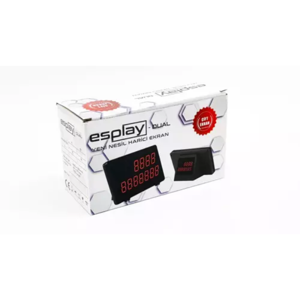 EsplayEsplay Dual Para Sayma Makinesi Müşteri Ekranı (Birçok Makineye Uyumludur)Esplay