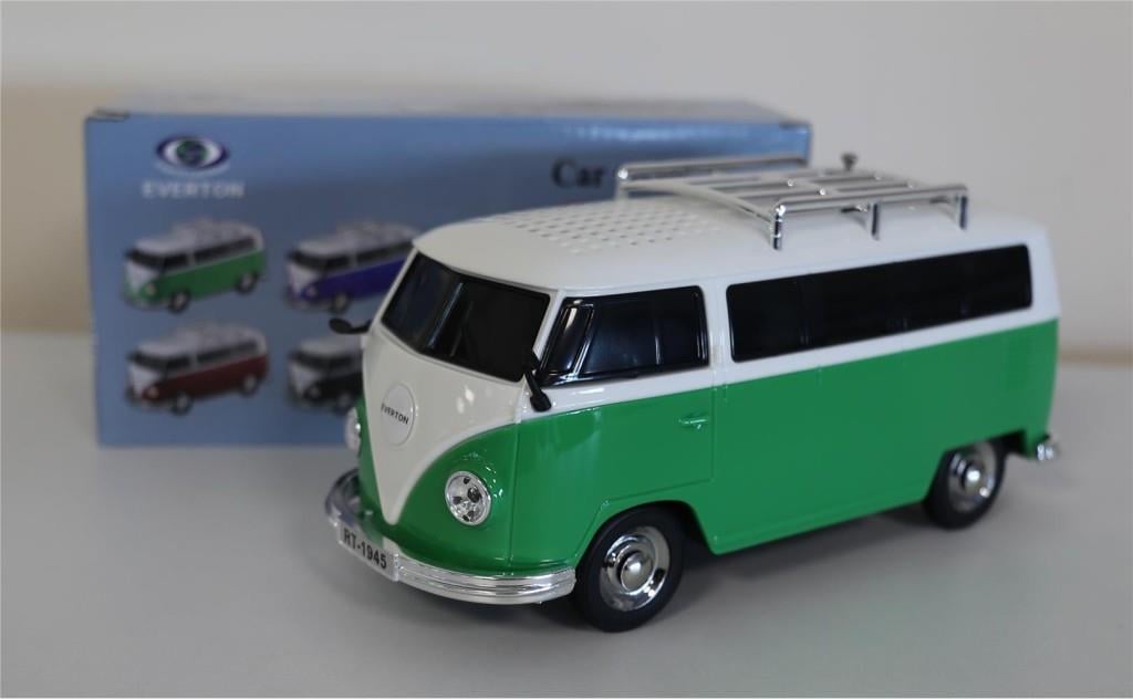 EVERTONEVERTON RT-1945 Yeşil Arabalı  Bluetooth Fm-Usb-Tf-Aux Şarjlı Nostaljik Radyo8698521889215