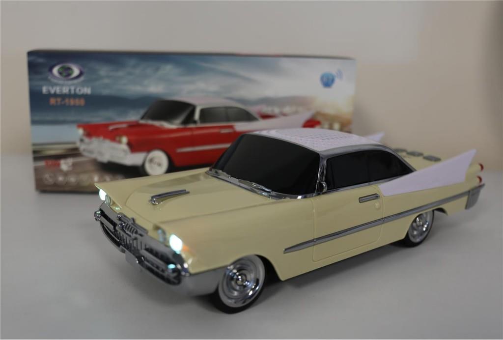 EVERTONEVERTON RT-1950 Bej Arabalı  Bluetooth Fm-Usb-Tf-Aux Şarjlı Nostaljik Radyo8698521888683