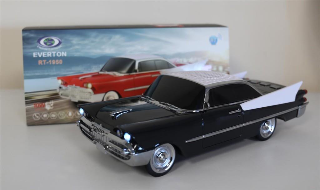 EVERTONEVERTON RT-1950 Siyah Arabalı  Bluetooth Fm-Usb-Tf-Aux Şarjlı Nostaljik Radyo8698521888713