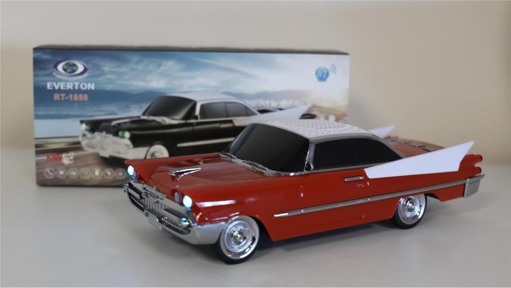 EVERTONEVERTON RT-1950 Turuncu Arabalı  Bluetooth Fm-Usb-Tf-Aux Şarjlı Nostaljik Radyo8698521888706