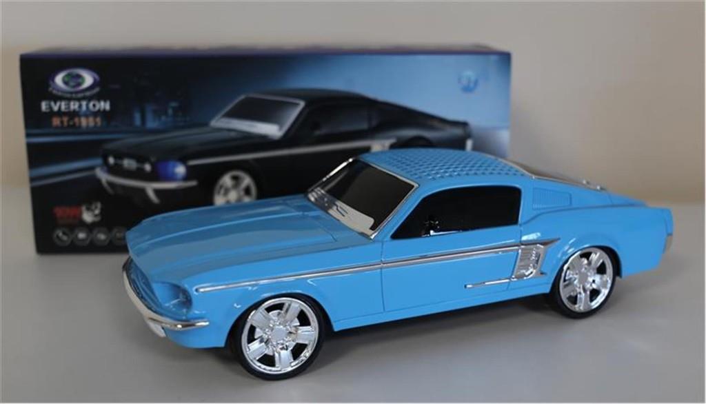 EVERTONEVERTON RT-1951 Mavi (Blue) Arabalı  Bluetooth Fm-Usb-Tf-Aux Şarjlı Nostaljik Radyo869852188953