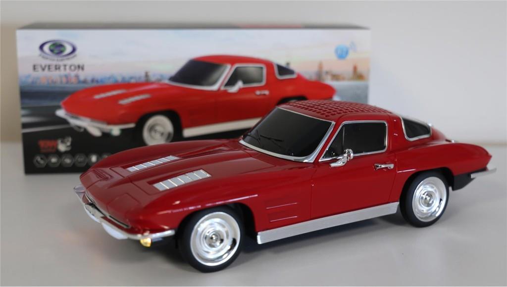 EVERTONEVERTON RT-1956 Kırmızı Arabalı  Bluetooth Fm-Usb-Tf-Aux Şarjlı Nostaljik Radyo8698521889376