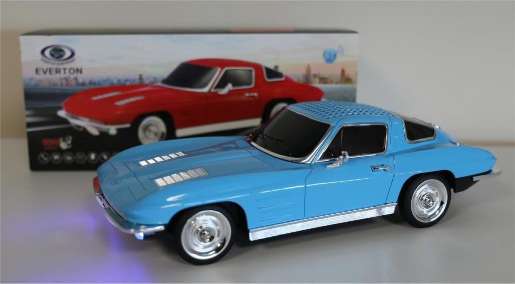 EVERTONEVERTON RT-1956 Mavi (Blue) Arabalı  Bluetooth Fm-Usb-Tf-Aux Şarjlı Nostaljik Radyo869852188938