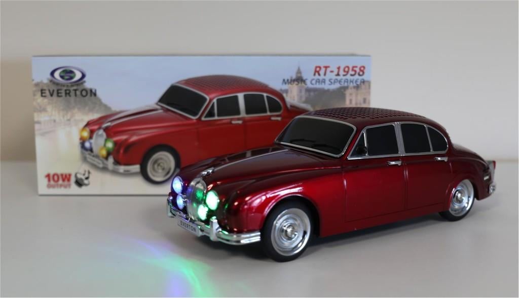 EVERTONEVERTON RT-1958 Kırmızı Arabalı  Bluetooth Fm-Usb-Tf-Aux Şarjlı Nostaljik Radyo869852188932