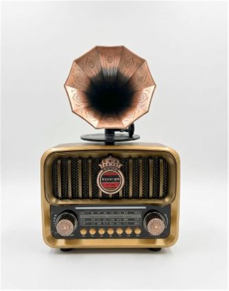 EVERTONEverton RT-606 Gramofonlu, Şarjlı,  Nostaljik Radyo( Bluetooth-USB-SD-FM)7453351160603