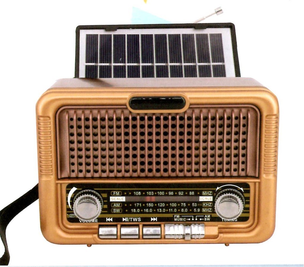 EVERTONEverton Rt-651 (Solar Güneş Panelli)-Usb-Tf-Am-Fm-Sw-Blue-Connect-Tws-Usb Şarj Nostaljik Radyo9202305126510