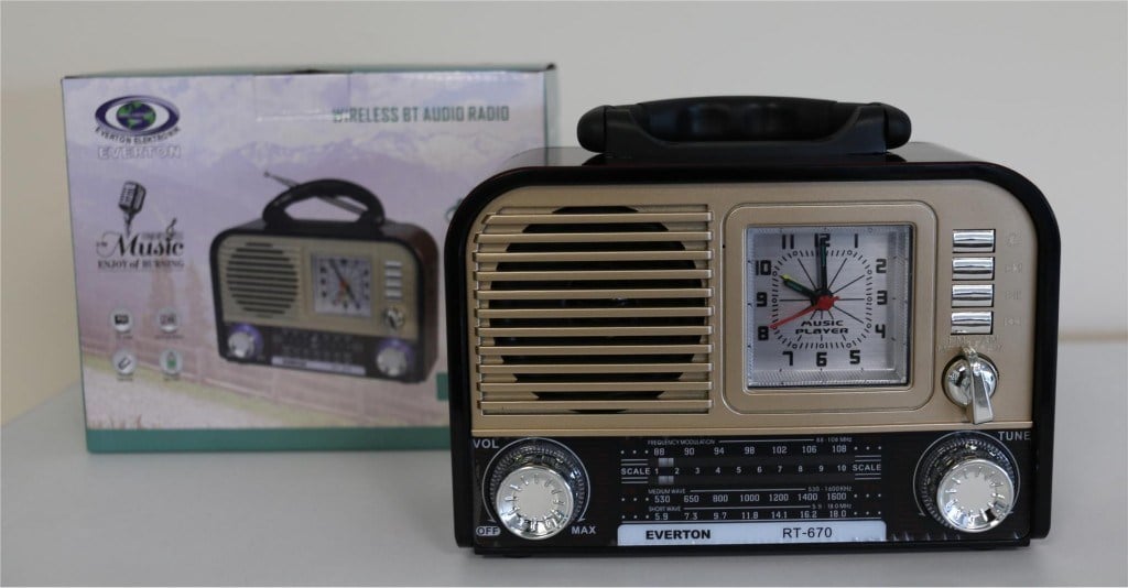 EVERTONEverton RT-670 Bluetooth Usb-Micro Sd Saatli Nostaljik Radyo6920250107707