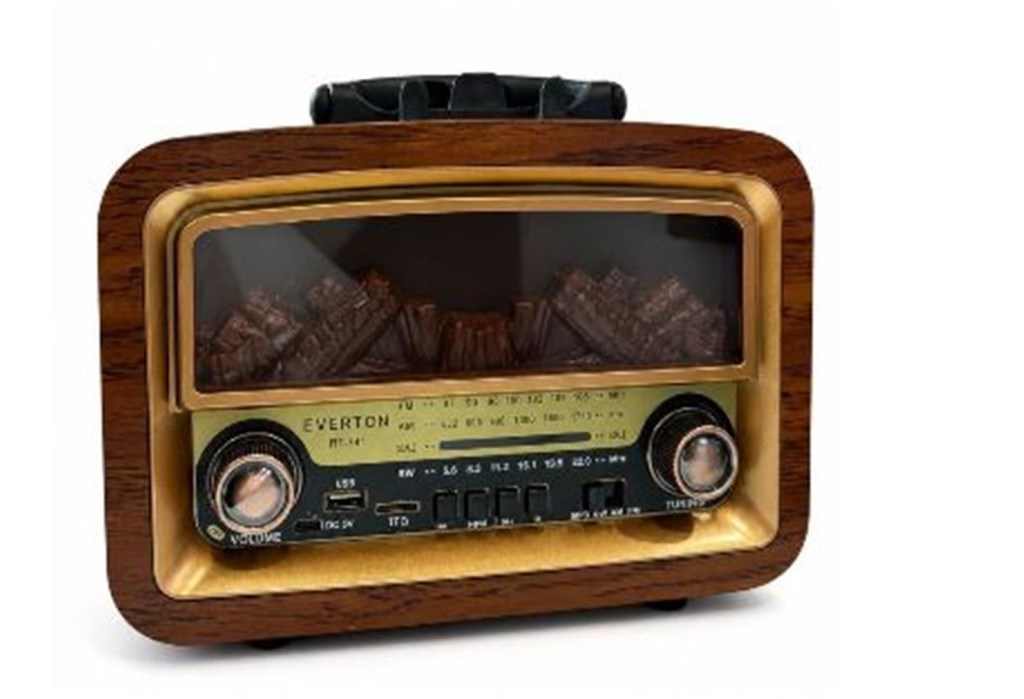 EVERTONEverton Rt-741 Bluetooth -Fm-Am-Sw-Usb-Tf Card-Aux Nostaljik Radyo (Alev ışık Görselli )7452024017411