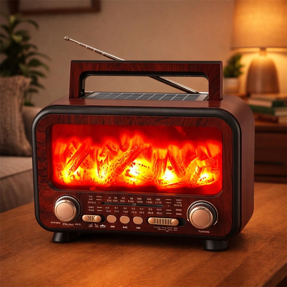 EVERTONEverton Rt-754  Bluetooth Fm-Usb-Tf-Aux  Şarjlı Nostaljik Radyo (Solar Panel)6904355707543