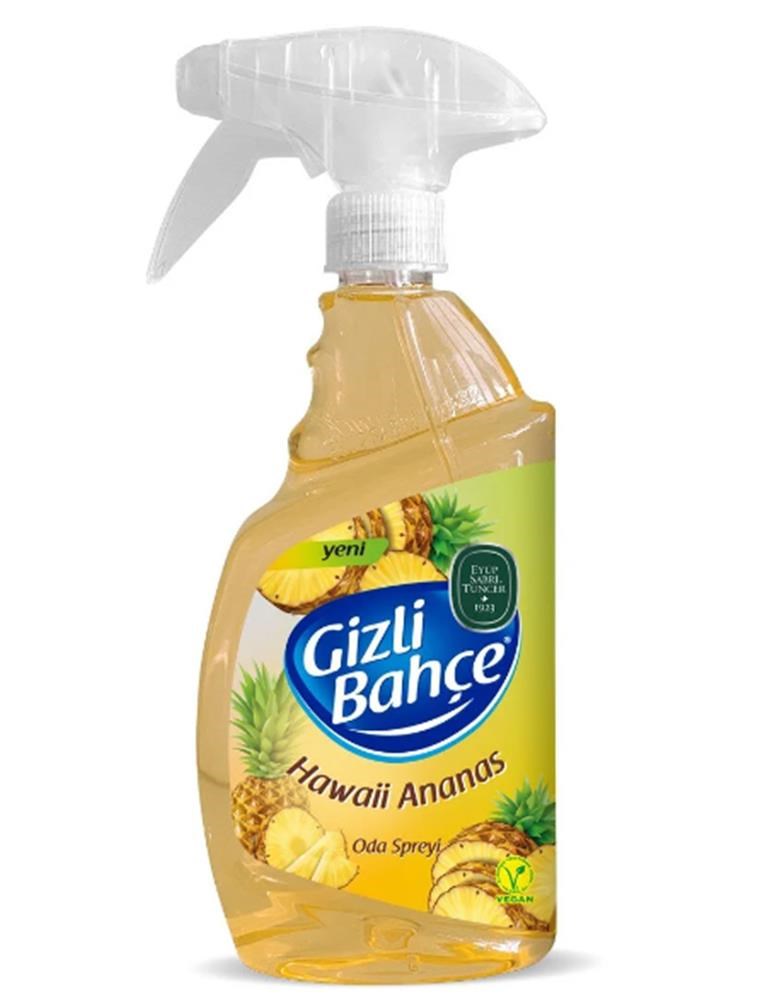 EYÜP SABRİ TUNCEREyüp Sabri Tuncer Gizli Bahçe Hawaii Ananas 500ml Pet Sprey ( Oda Kokusu )8691685024607
