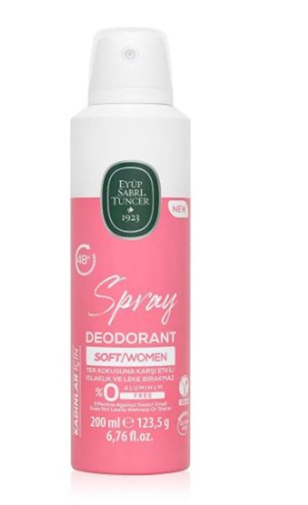 EYÜP SABRİ TUNCEREyüp Sabri Tuncer Soft - Kadın Sprey Deodorant 200 ml8691685027530