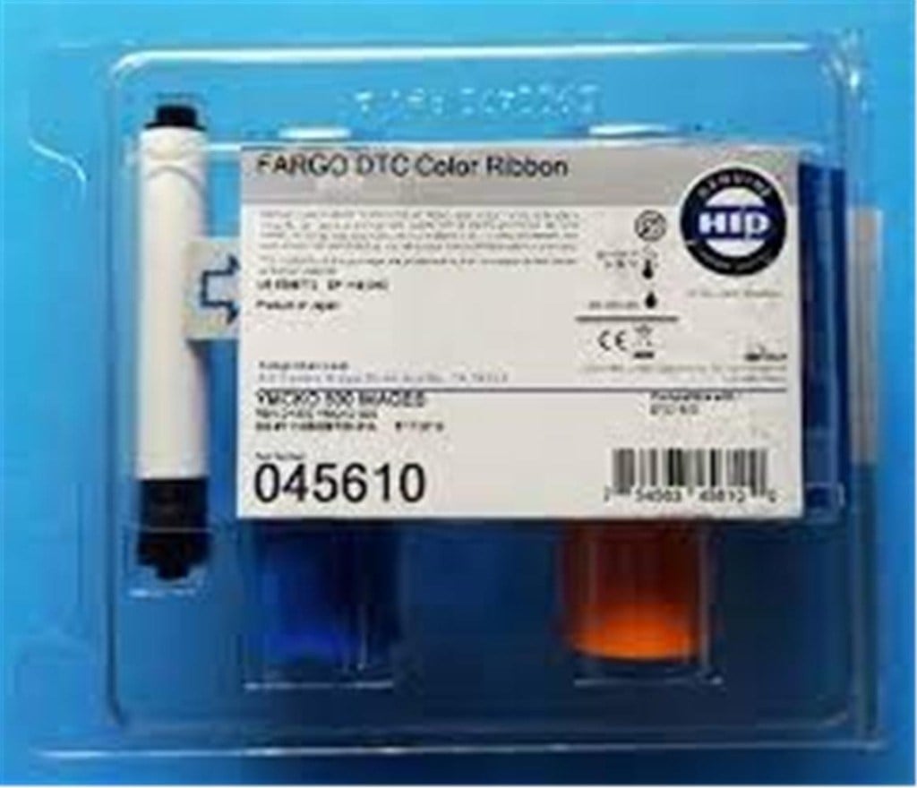 FARGOFargo 045610 DTC1500 YMCk Renkli Ribbon Tek Yüze 500 Renkli Baskı754563456100