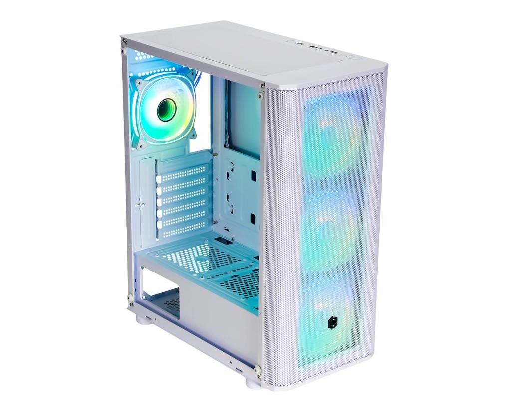 FRİSBYFrisby CM-106 650w 80+ ARGB Fan Gaming Beyaz Mesh Kasa6903491063735