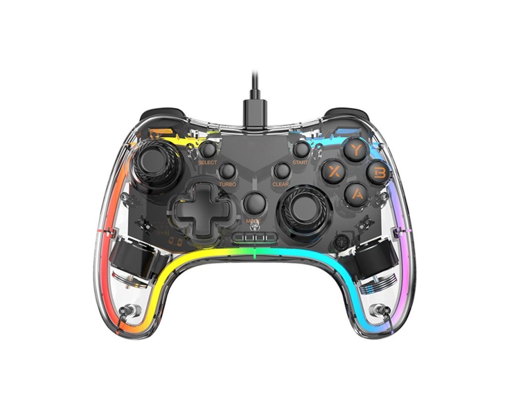 FRİSBYFrisby FGP-3852KT Usb Android Tv Pv-Ps3 Nintendo RGB Işıklı Game Pad6903438522332