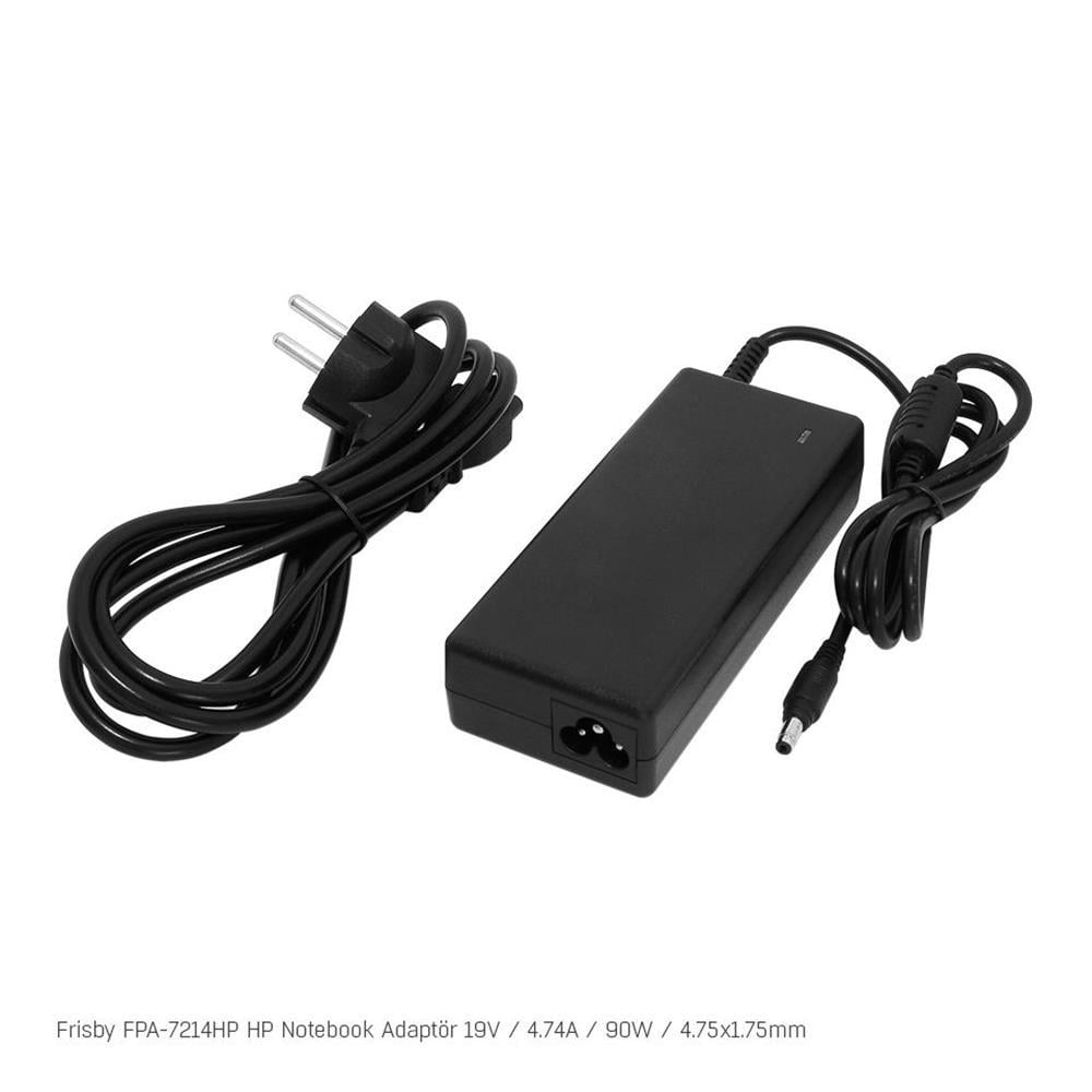 FRİSBYFrisby FPA-7214HP Notebook Adaptör (HP) 19V 4.74A (Uç Boyutu : 4.75 x 1.7mm)8693472146554