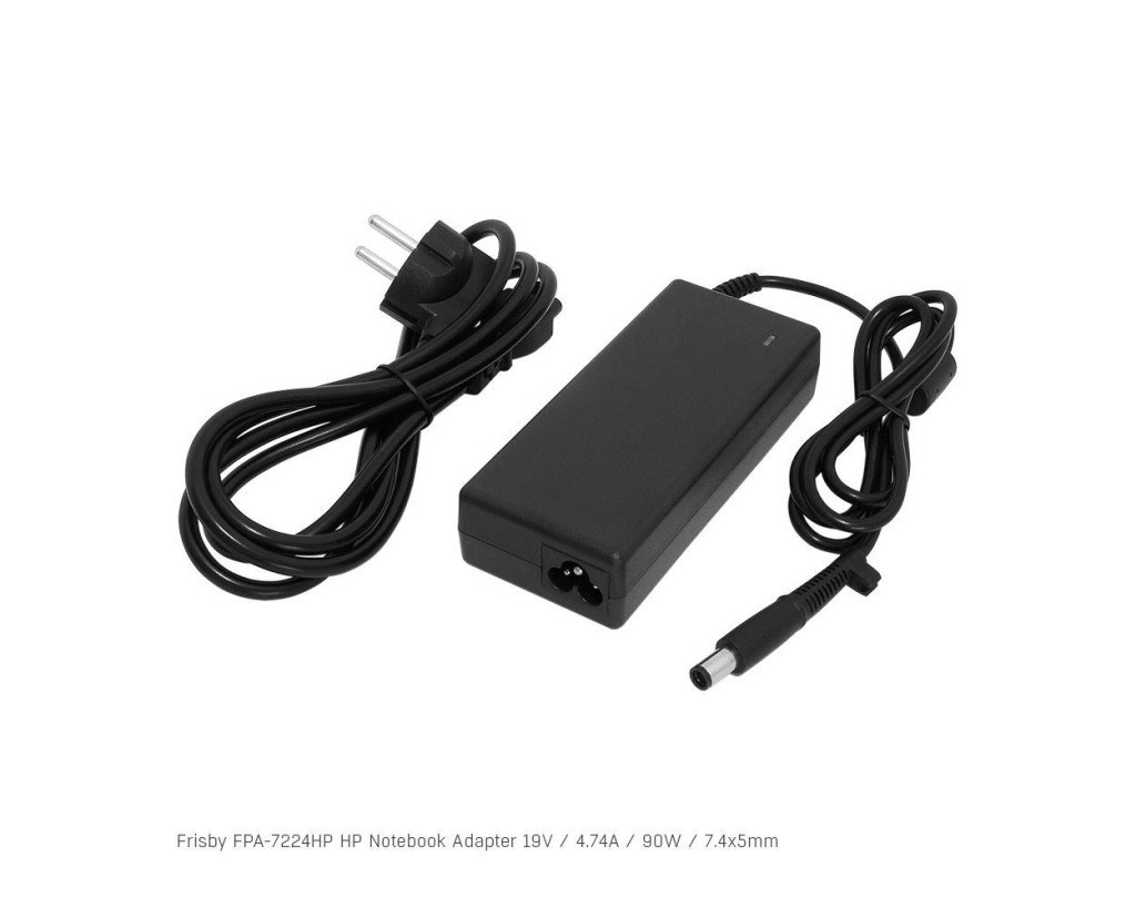 FRİSBYFrisby FPA-7224HP Notebook Adaptör (HP)  19V 4.74A  (Uç Boyutu 7.4 x 5.0mm)8693472246858