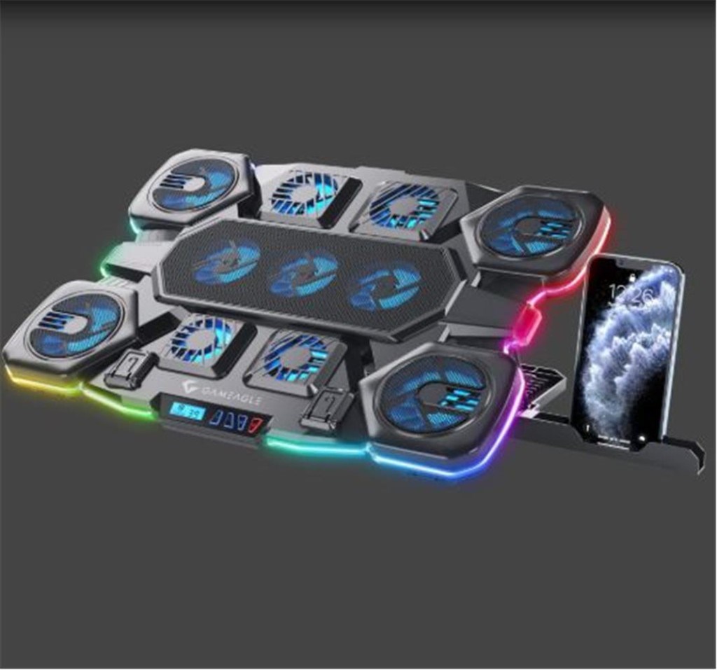 EVERESTGameagle GE2007 Vortex K11 RGB Notebook Soğutucu 17.3