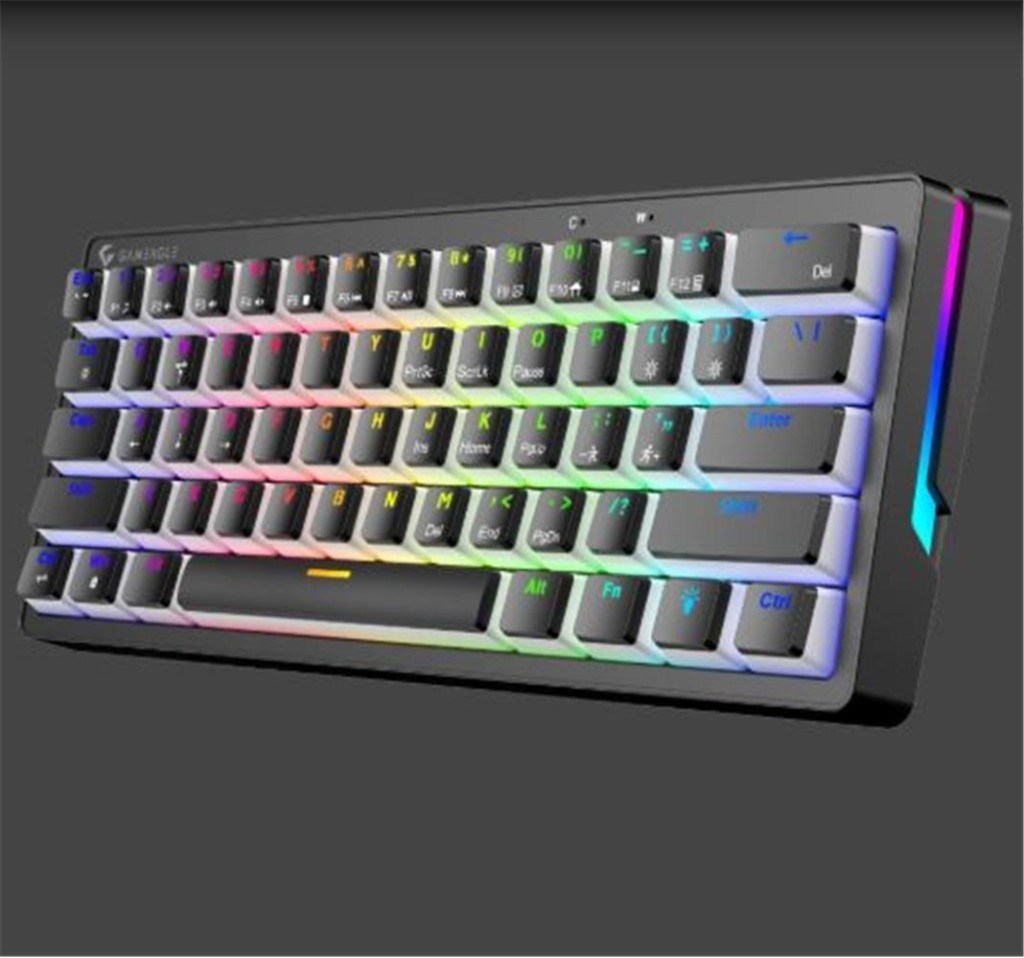 EVERESTGameagle GE2014 Poseıdon RGB Kablolu Us Layout Mekanik Siyah Oyuncu Klavyesi8683783020148