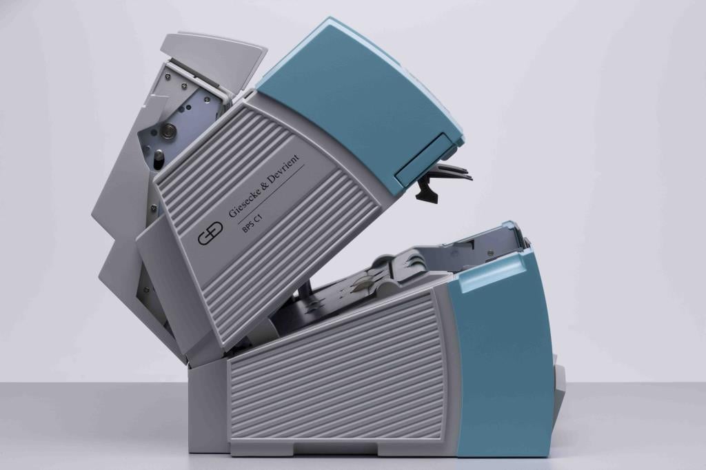 Giesecke+DevrientGiesecke+Devrient BPS C1 Profesyonel Banknot Sayma ve Tanıma Makinesi, 10 Ülke Para Birimi, Çek OkumaBPSC1