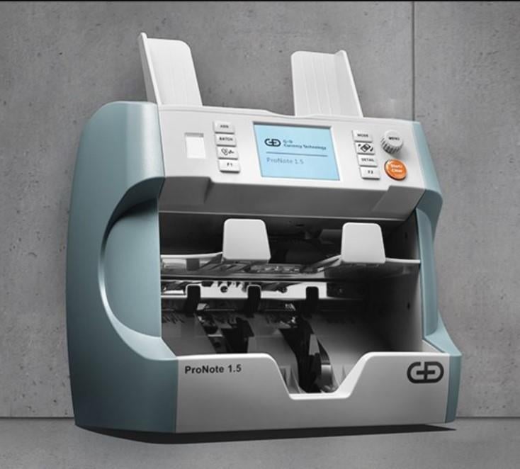Giesecke+DevrientGiesecke+Devrient Pronote 1,5 Tam Profesyonel Para Sayma Makinası(25 Para Birimi)HBCV00002IDANK