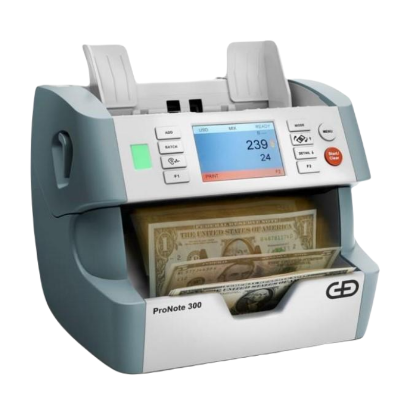 Giesecke+DevrientGiesecke+Devrient ProNote 300 Tek Katlı, Tek Cıslı Karışık Banknot Sayma Makinesi, 22 Ülke Parası, Alman MalıProNote 300