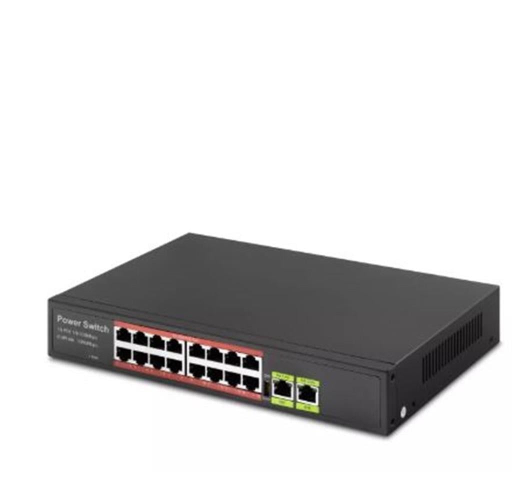 NODARHADRON HD16 POE SWITCH 2UPLINK 16+2 10-100-1000 MBPS 16PORT8680469036349